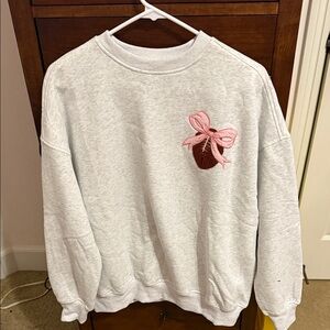 Sunkissed Coconut football sweatshirt